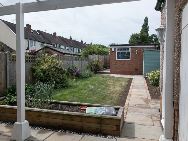 New path and patio